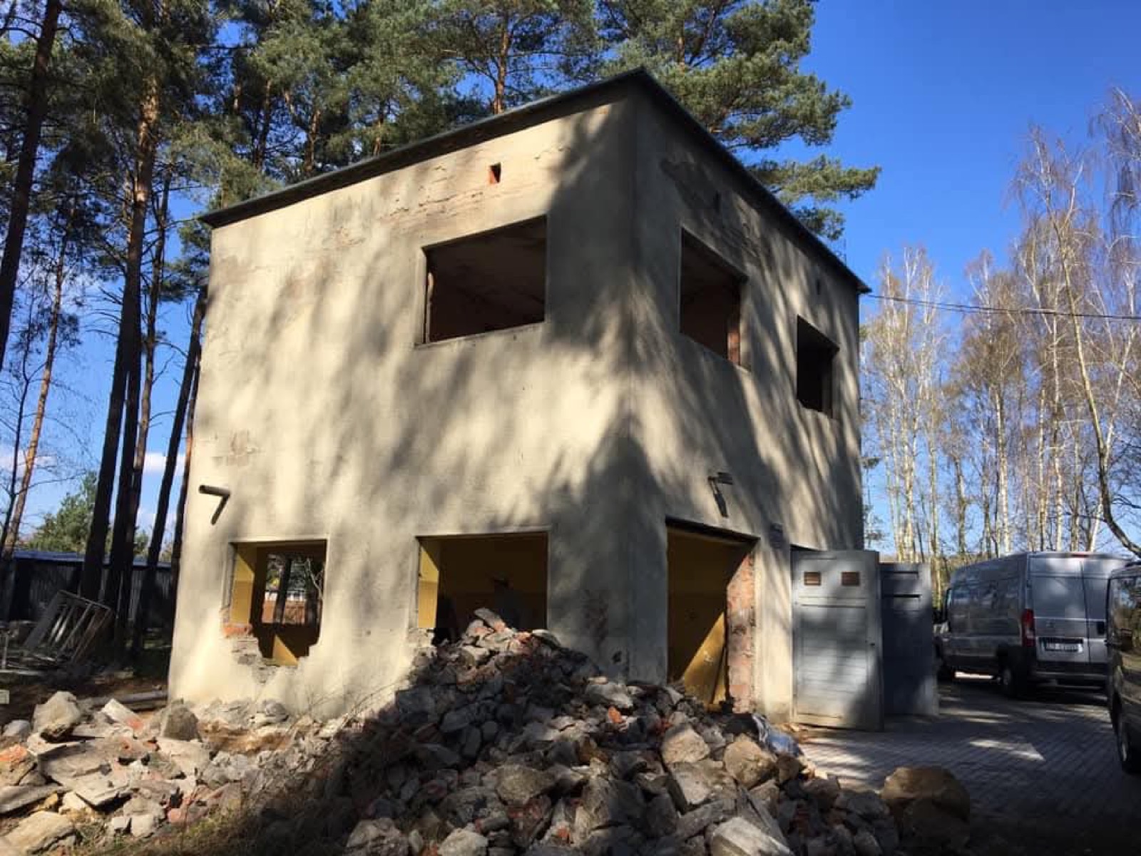 Seconda realizzazione durante i lavori