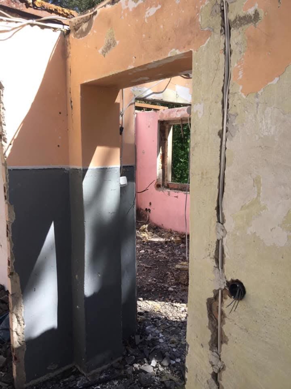 Seconda realizzazione durante i lavori